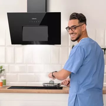 Hotte décorative murale inclinée							CIARRA				CD6736MB