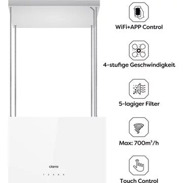 Hotte décorative îlot							CIARRA				CD4850S