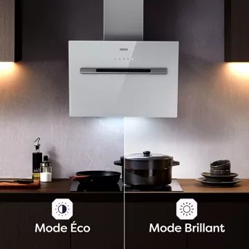 Hotte décorative murale inclinée							CIARRA				CD6736GS