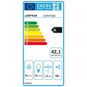 Hotte décorative murale							AIRLUX				AHP975BK