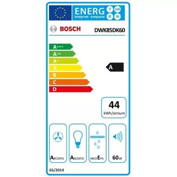 Hotte décorative murale inclinée							BOSCH				DWK85DK60