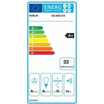 Hotte plafond							ROBLIN				HIGH CONFIDENCE PLUS 1200 VERRE BL