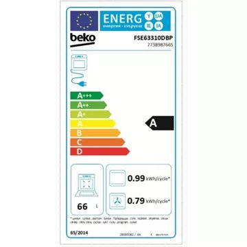 Cuisinière mixte							BEKO				FSE63310DBP