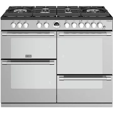 Piano de cuisson gaz							STOVES				STERLING GLASS 110 DFT INOX