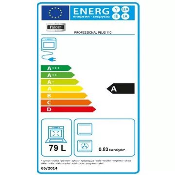 Piano de cuisson gaz							FALCON				PROFESSIONAL + 110 MIXTE NOIR CHROME