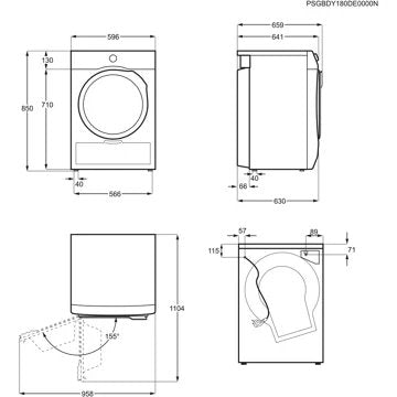 Sèche linge à condensation							ELECTROLUX				EW6C4089DD