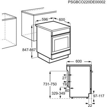 Cuisinière induction							AEG				CIB6470APM Reconditionné